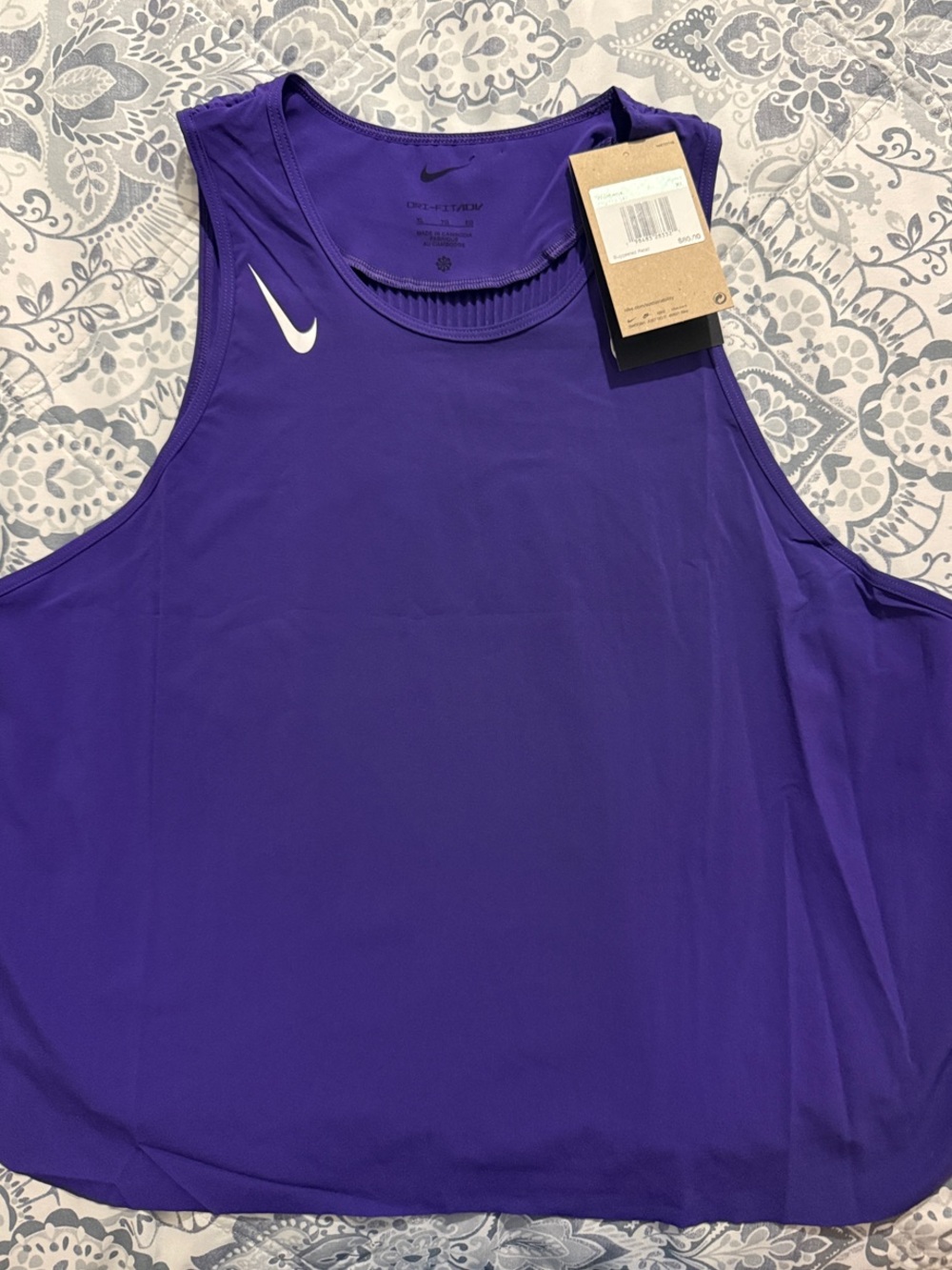 Nike Aeroswift Running Dri-Fit Cropped Tank Top